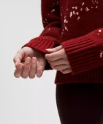 Team Canada Women's Sweater Alpaca Blend Jacquard