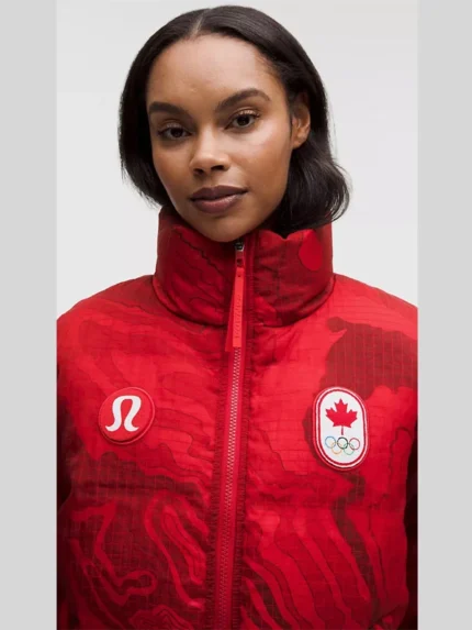 Team Canada Womens Wunder Puff Jacket Translucent 600-Down-Fill