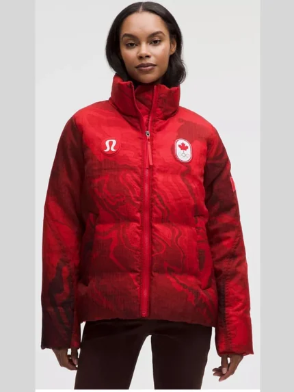 Team Canada Womens Wunder Puff Translucent 600-Down-Fill Jacket