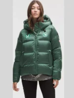 Team Canada Wunder Women's Puff Large-Hood Jacket Shine