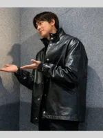 The Manipulated Park Tae-Jung Black Leather Jacket