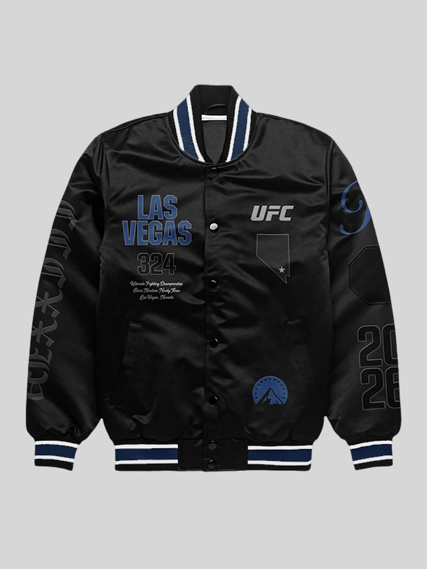 UFC 324 Las Vegas Bomber Jacket UFC 324 Las Vegas Bomber Jacket