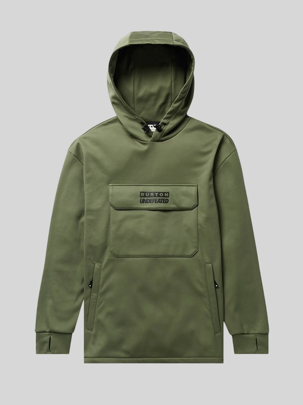 UNDEFEATED x Burton Performance Hoodie Green UNDEFEATED x Burton Performance Hoodie Green