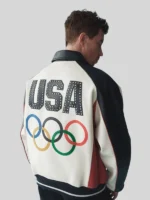 USA Leather Bomber Jacket