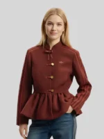 Women’s Adidas CTT 3.1 Chinese Cheongsam Jacket Brown