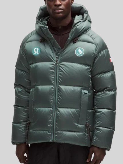 lululemon Winter Olympics 2026 Team Canada Green Puffer Jacket