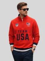 2026 Milano Cortina Men's Team USA Red Jacket
