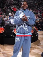 2026 NBA All-Star Game Nike Standard Issue On-Court Full-Zip Game Tracksuit - Light Blue