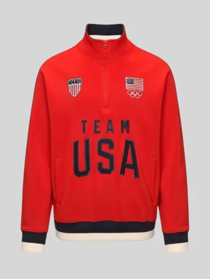 2026 Team USA Winter Olympics Milano Cortina Red Jacket