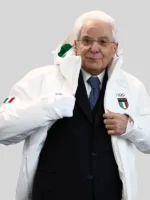 2026 Winter Olympics Sergio Mattarella Team Italy Jacket