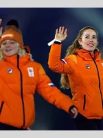 2026 Winter Olympics Team Netherlands Opening Ceremony Jacket Orange