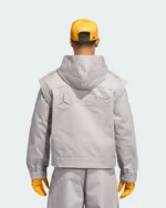 Adidas Originals X BAD BUNNY X MERCEDES RACING ZIP UP HOODIE