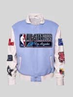 All-Star 2026 Los Angeles Blue and White Varsity Jacket