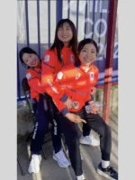 Ami Nakai Winter Olympics 2026 Team Japan Jacket Orange