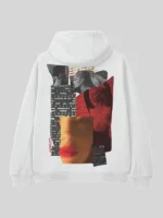 Ariana Grande Yes, And Collage White Hoodie