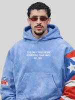 Bad Bunny PR The Only Thing More Powerful Than Hate Is Love Hoodie