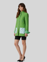 Bafta Awards Scout LaRue Willis Green Wool Blazer
