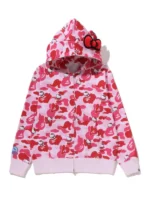 Bape Hello Kitty Hoodie Pink