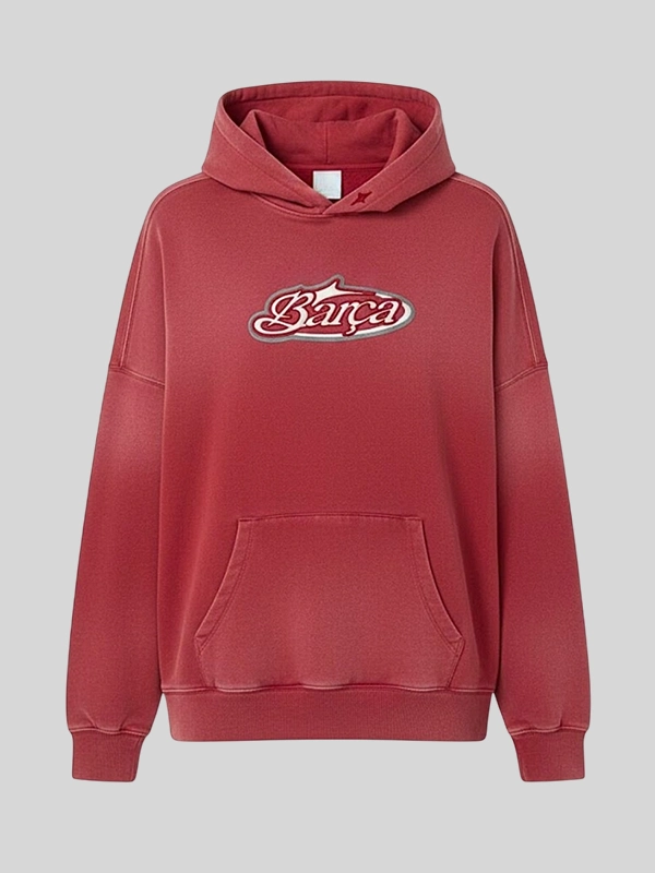 Barça Aftermatch Red Hoodie Barça Aftermatch Red Hoodie
