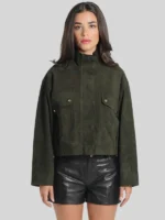 Bod And Christensen Suede Zipper Jacket