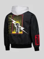 CM Punk Black Bomber Hooded Jacket