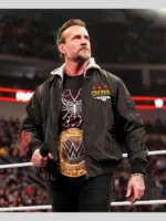 CM Punk Black Bomber Jacket