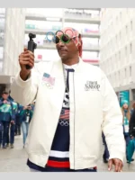 Coach Snoop Team USA White Bomber Jacket