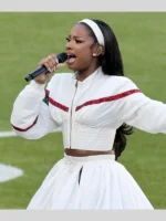 Coco Jones Super Bowl LX Jacket