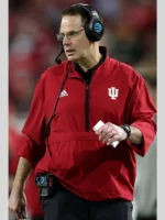 Curt Cignetti 2025 Playoffs Hoosiers Red Jacket
