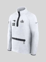 Drake Maye Super Bowl LX Half-Zip Sweatshirt