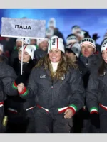 EA7 Emporio Armani Team Italy Opening Ceremony Jacket Grey