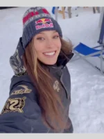 Eileen Gu Ski Blue Jacket