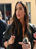 F1 Grand Prix Leather Jacket Ana de Armas