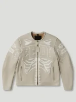 Geedup x Vanson Bones Jacket Cream and White