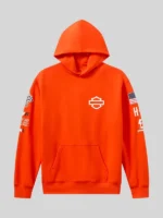 Harley Davidson Factory Racing Fanwear Orange Hoodie