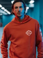 Harley Davidson Orange Hoodie