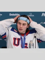 Jack Hughes USA Hockey Pullover Shirt
