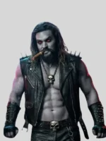 Jason Momoa Supergirl Black Leather Vest
