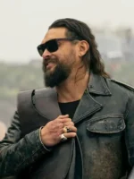 Jason Momoa The Wrecking Black Leather Jacket