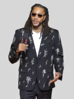 Jersey Retirement Ceremony 2026 Derrick Rose Black Embroidered Blazer