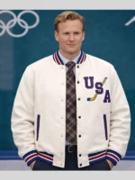 John Wroblewski Hockey Team USA 2026 Varsity Jacket