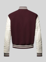 LV Calfskin Varsity Maroon Jacket