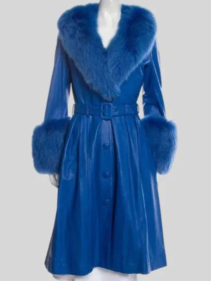 Lorna Crane The Lincoln Lawyer 2026 Becki Newton Blue Fur Coat