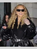 Mariah Carey 2026 Phoebe Philo Leather Jacket