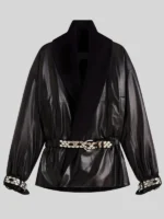 Mariah Carey Phoebe Philo Leather Jacket