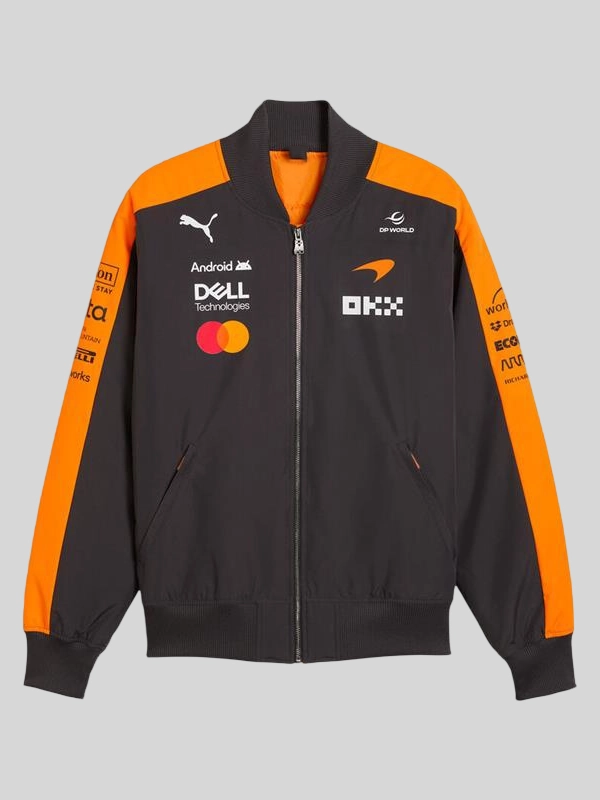 McLaren F1 PUMA 2026 Team Bomber Jacket McLaren F1 PUMA 2026 Team Bomber Jacket
