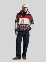 Men Polo Ralph Lauren Team USA Hybrid Full-Zip Hoodie