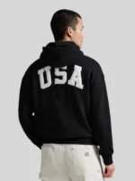 Men's Polo Ralph Lauren Flag Fleece Hoodie Black