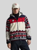 Men's Polo Ralph Lauren Team USA Hybrid Full-Zip Hoodie