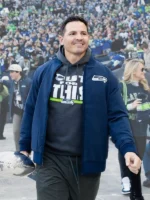 Mike Macdonald Seahawks Super Bowl LX Champions Parade Bomber Jacket